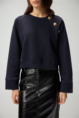 Felpa da donna Pinko con bottoni gioiello fronte 1