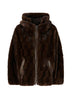 Pinko Giacca Donna Blouson in pelliccia ecologica