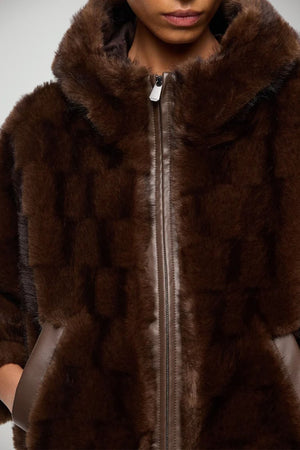 Pinko Giacca Donna Blouson in pelliccia ecologica