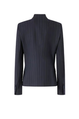 Giacca da donna Pinko monopetto sfiancata in fantasia gessata retro