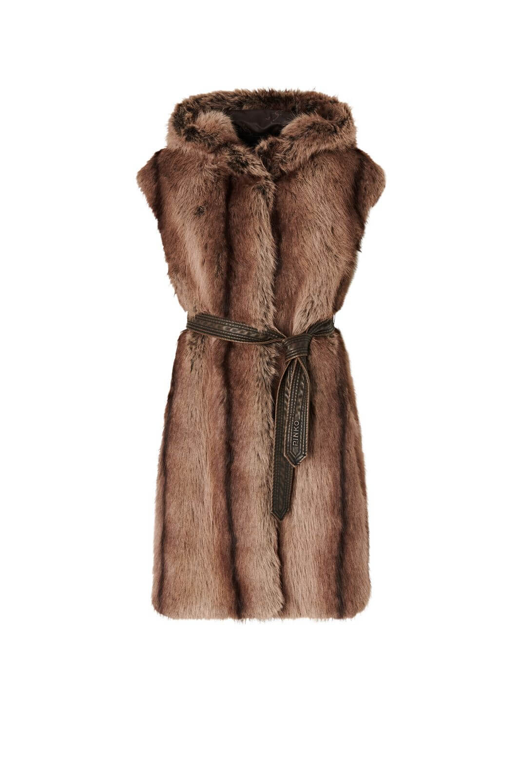 Pinko Gilet Donna lungo in pelliccia sintetica