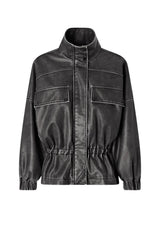 Pinko Caban Donna in ecopelle Oversize