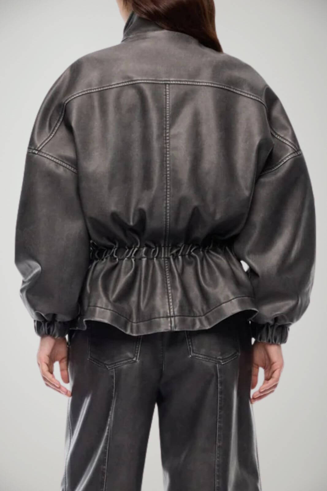 Pinko Caban Donna in ecopelle Oversize