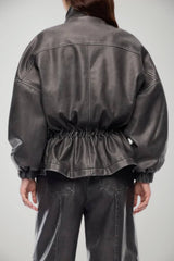 Pinko Caban Donna in ecopelle Oversize