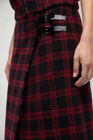 Pinko Gonna a portafoglio in tweed