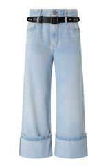Jeans da donna Pinko cropped con cintura