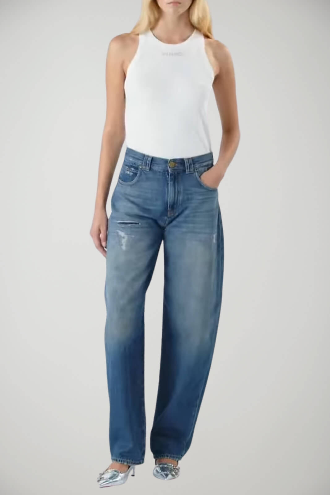 Jeans da donna Pinko Eloise balloon fit outfit
