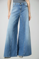 Jeans da donna Pinko wide leg cinque tasche