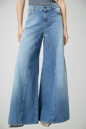 Jeans da donna Pinko wide leg cinque tasche
