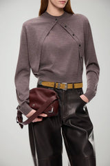 Pinko Maglia Donna con cardigan integrato
