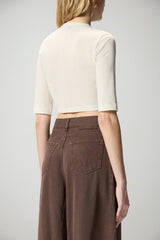 Maglia da donna Pinko a costine con catena al collo