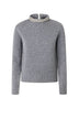 Pinko Maglia Donna con collo gioiello / Grigio