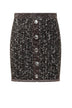 Pinko Mini Gonna Boucle con Paillettes