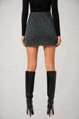 Pinko Mini Gonna in muliné