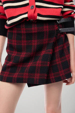 Pinko Mini Gonna a portafoglio in tweed