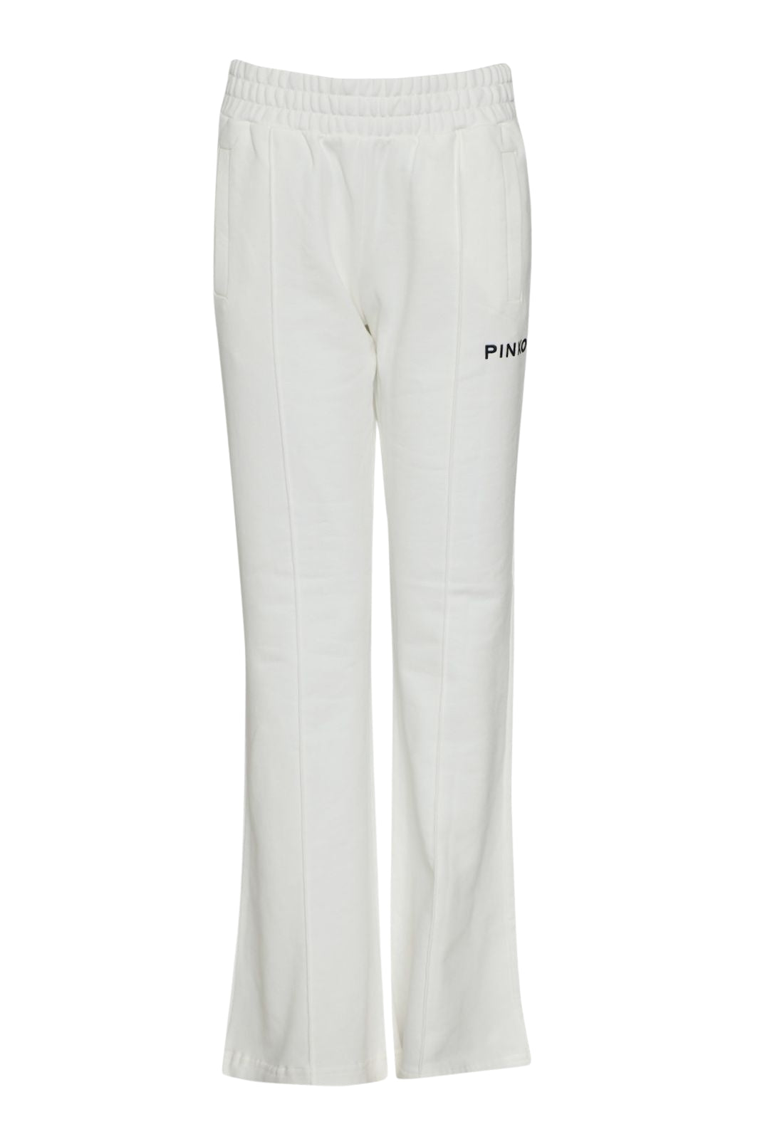 Pantalone in felpa da donna Pinko razionale flare fronte bianco