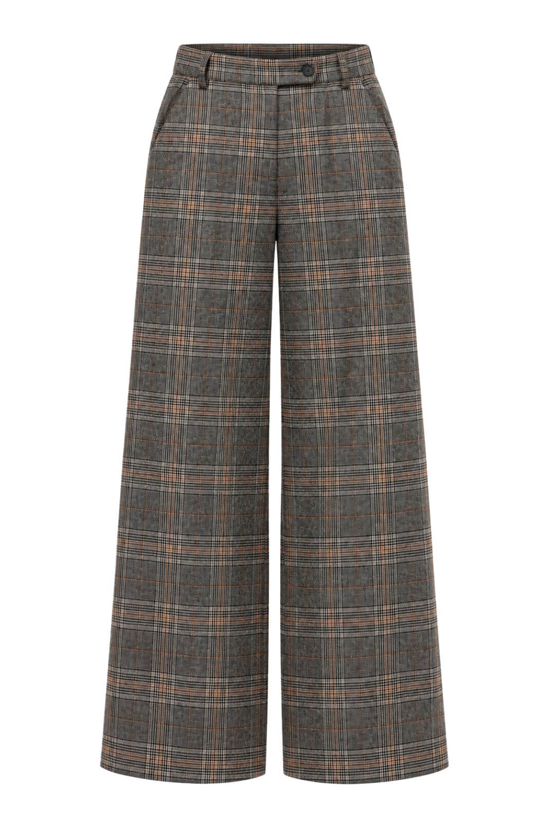 Pinko Pantaloni Donna Fantasia Check a Palazzo
