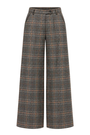 Pinko Pantaloni Donna Fantasia Check a Palazzo