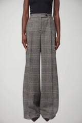 Pinko Pantaloni Donna Fantasia Check a Palazzo
