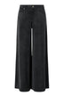 Pinko Pantaloni Donna a palazzo in twill di cupro