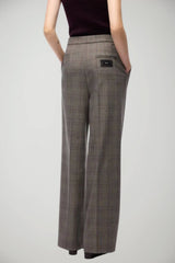 Pinko Pantaloni Donna palazzo a quadri