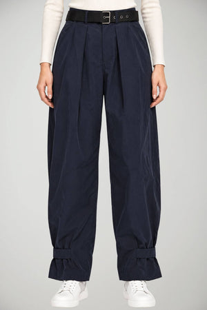 Pinko Pantaloni Donna in Tela Tecnica con Cintura
