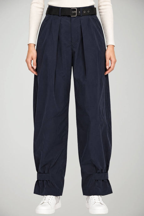 Pinko Pantaloni Donna in Tela Tecnica con Cintura