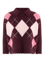 Pinko Polo Donna Cork a rombi Over Fit
