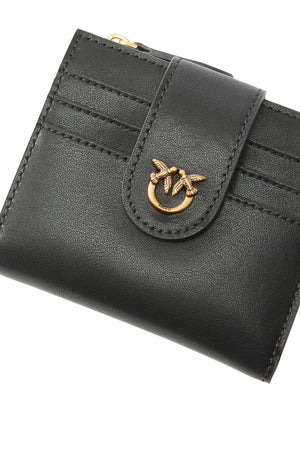 Pinko Portafogli Donna in pelle / Nero-Oro