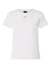 T-shirt da donna in cotone maniche corte Pinko basico fronte