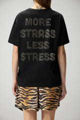 T-shirt da donna Pinko a maniche corte con strass