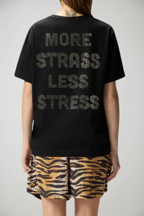 T-shirt da donna Pinko a maniche corte con strass