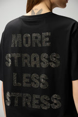 T-shirt da donna Pinko a maniche corte con strass