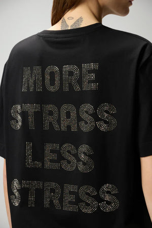 T-shirt da donna Pinko a maniche corte con strass