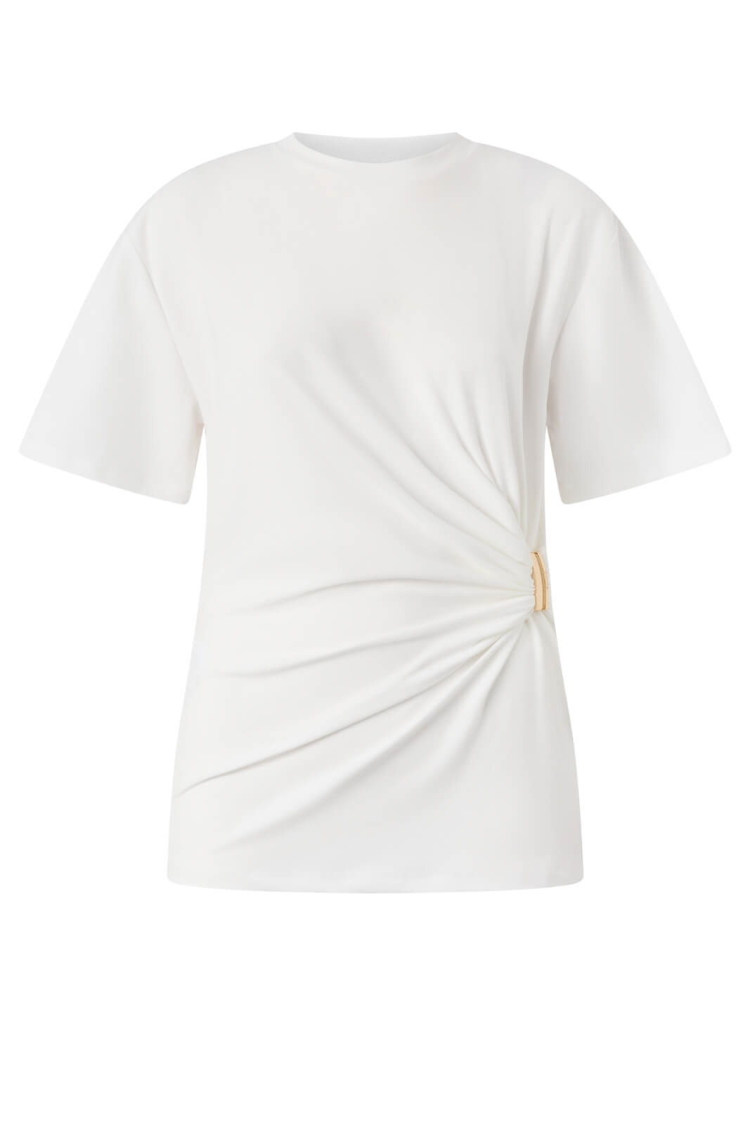 T-shirt da donna Pinko con morsetto e drappeggio sul fianco