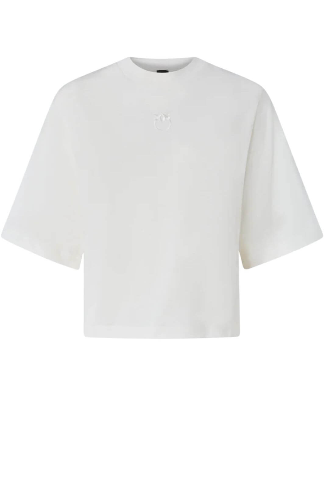 Pinko T-shirt Donna in jersey maniche ampie / Bianco