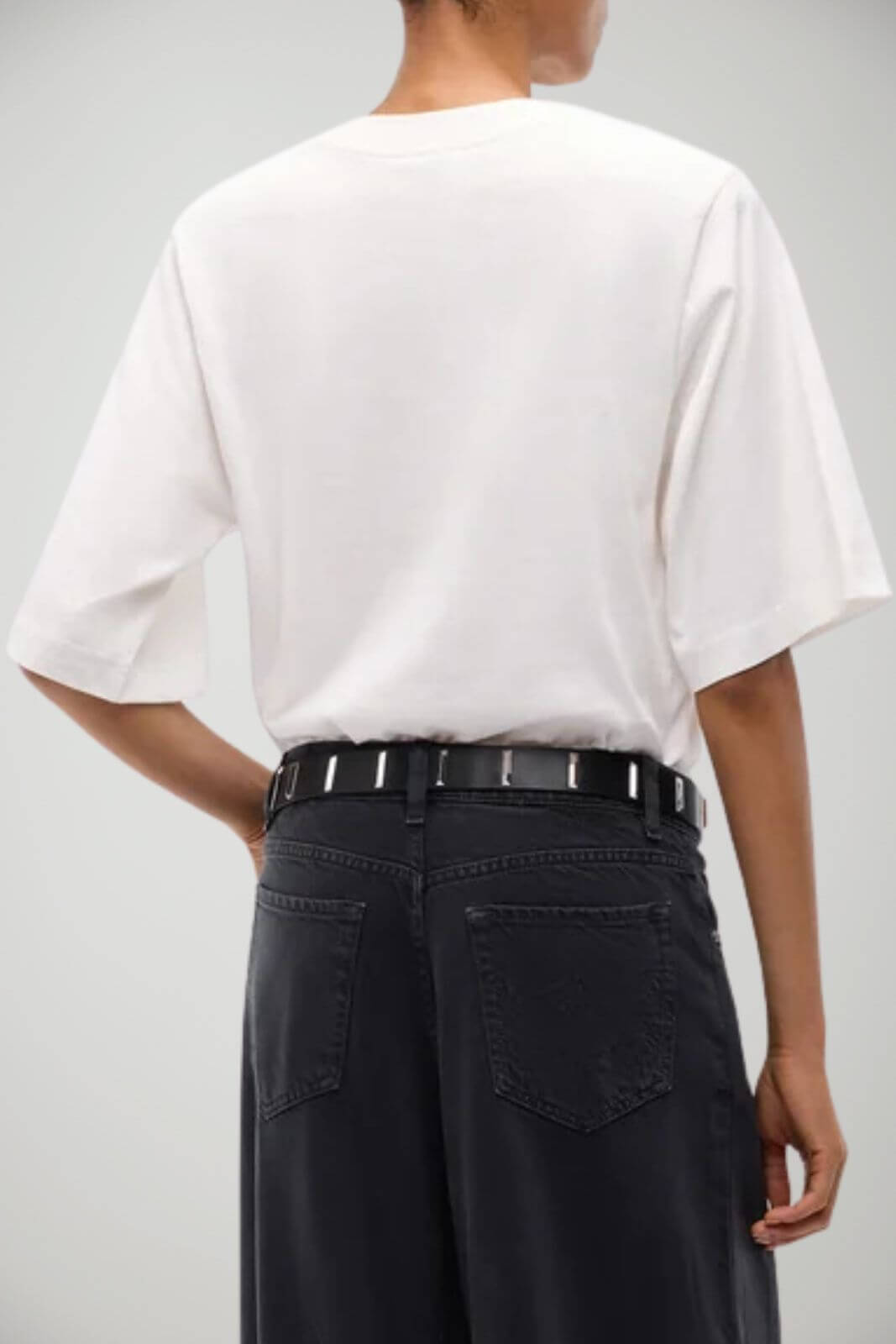 Pinko T-shirt Donna in jersey maniche ampie / Bianco