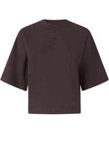Pinko T-shirt Donna in jersey maniche ampie / Marrone
