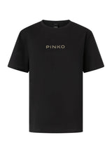 T-shirt da donna Pinko Strepitoso con strass fronte