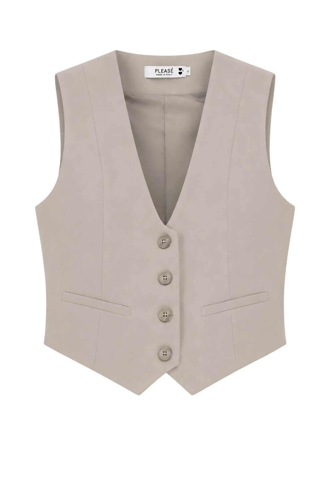 Please Gilet Donna monopetto