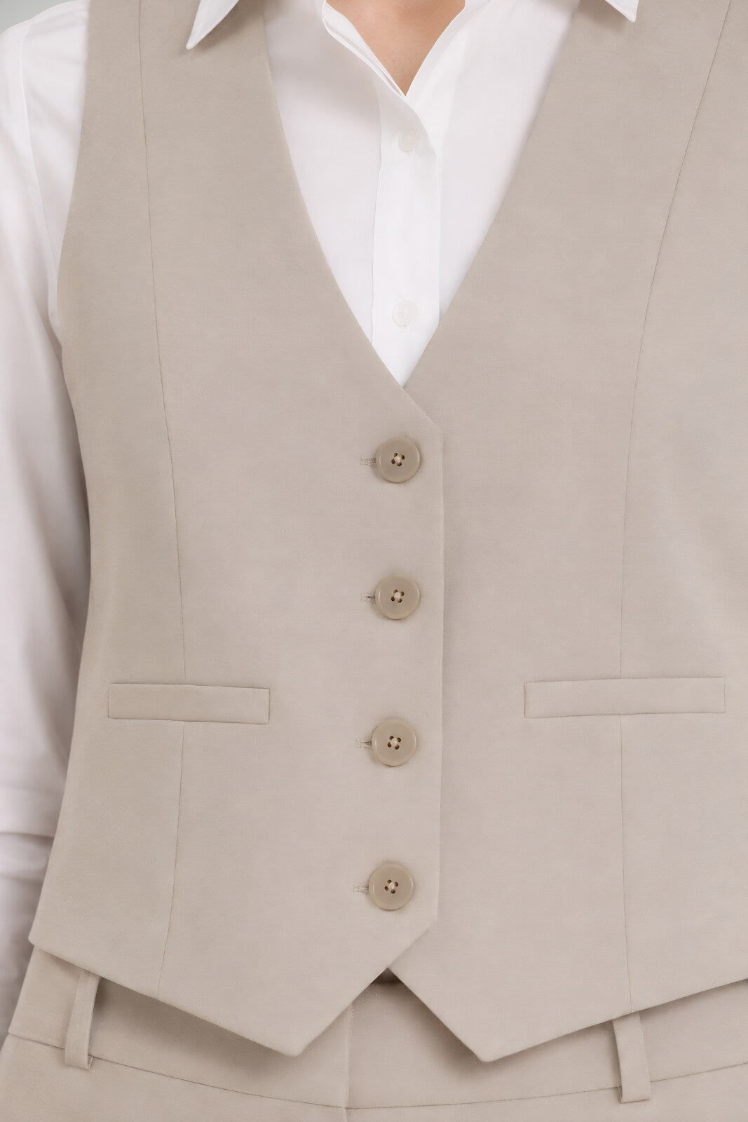 Please Gilet Donna monopetto