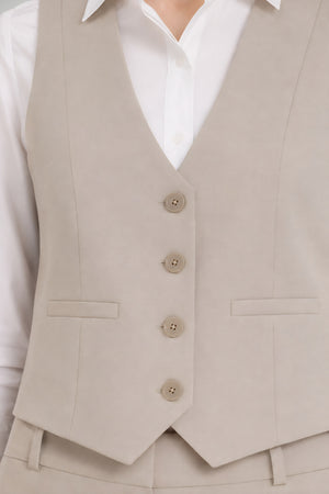 Please Gilet Donna monopetto