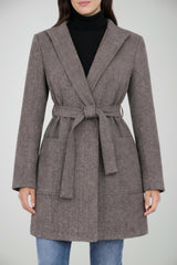 Cappotto da donna Please a vestaglia con cappuccio