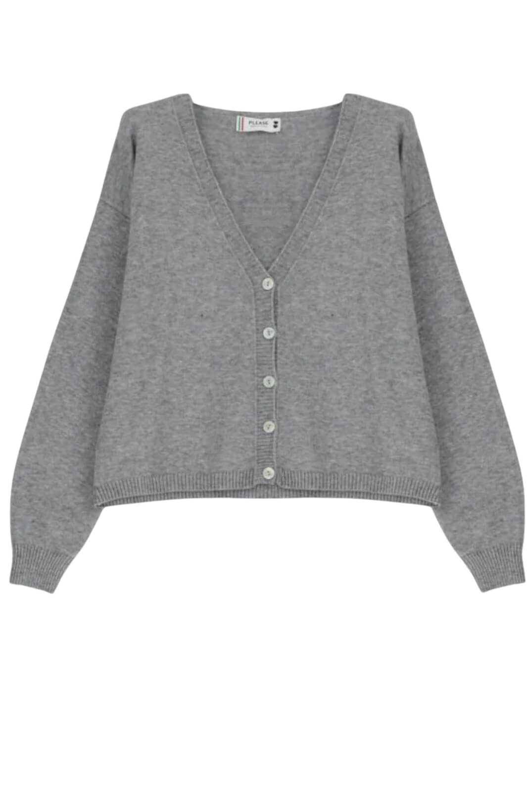 Cardigan da donna Please in misto viscosa con bottoni centrali