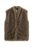 Gilet da donna Please in pelliccia sintetica
