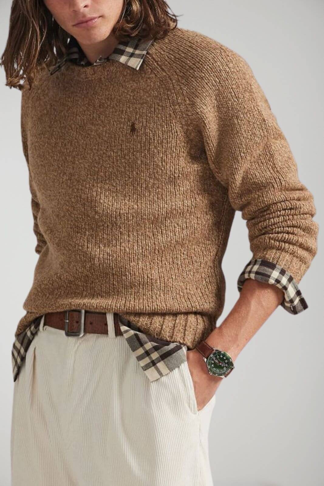 Polo Ralph Lauren pullover uomo melange