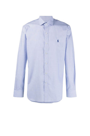 Polo Ralph Lauren Camicia Uomo Custom Fit Stretch / Azzurro