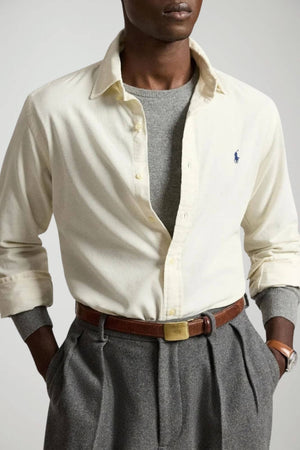 Polo Ralph Lauren Camicia Uomo in velluto Custom Fit