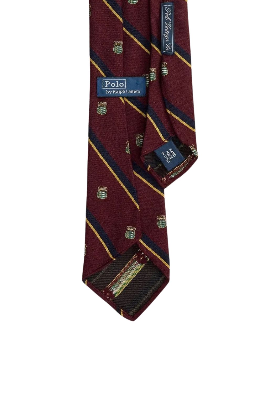 Polo Ralph Lauren Cravatta Uomo a righe / Vinaccia
