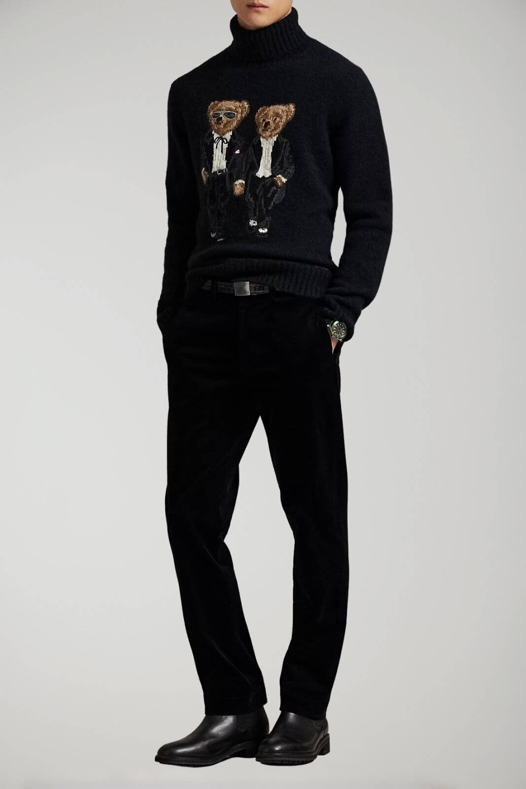 Polo Ralph Lauren dolcevita uomo Ralph & Ricky Tuxedo Polo Bear